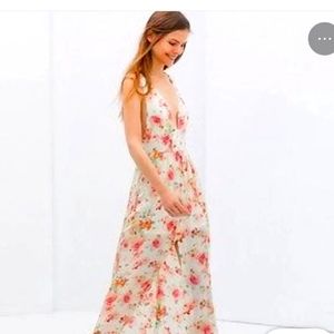 NWT Zara floral maxi dress